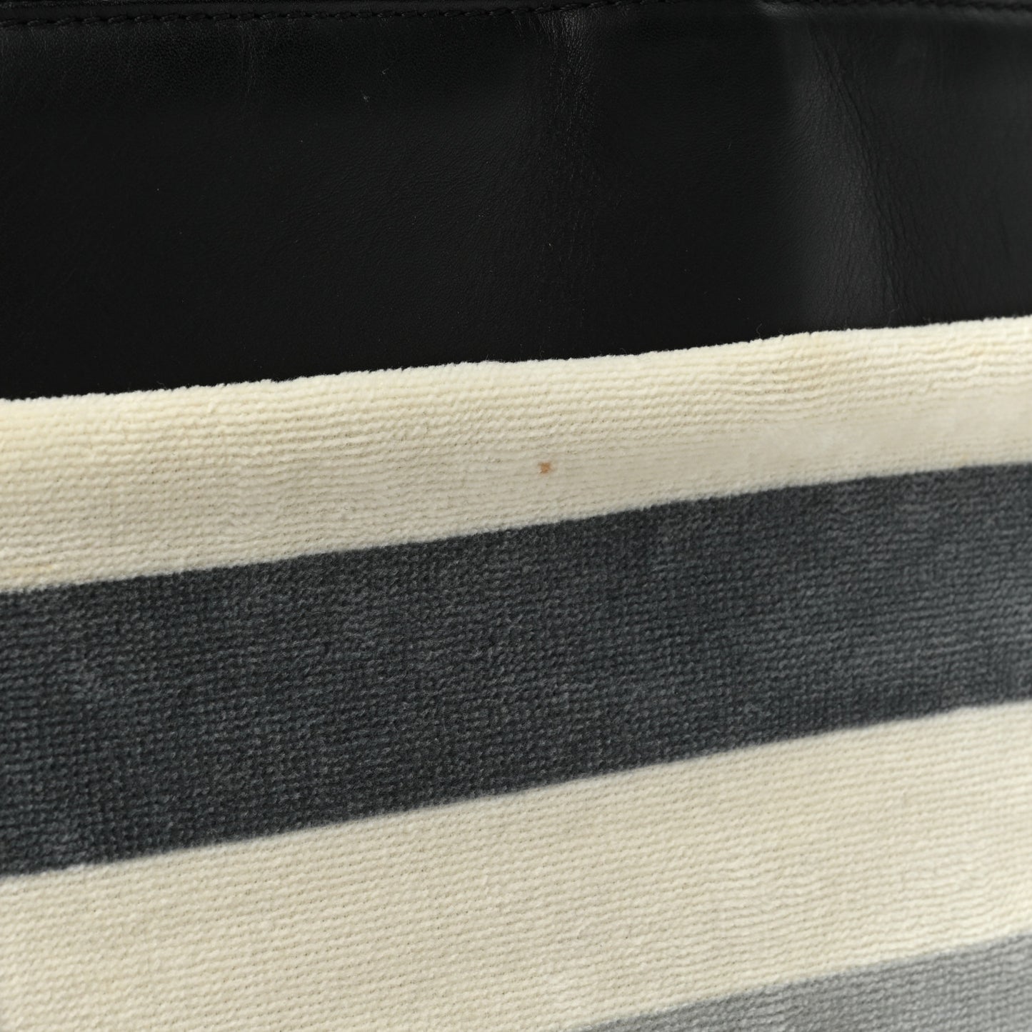 Terry Cotton Reversible CC Beach Tote Black