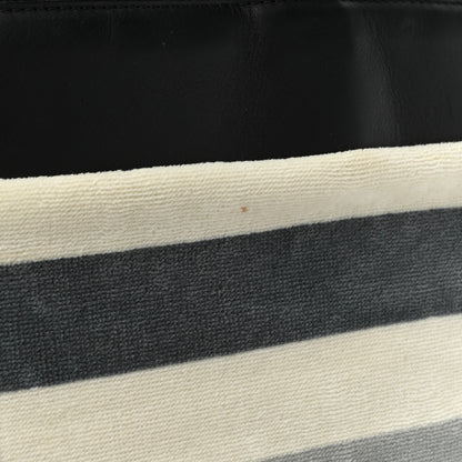 Chanel Terry Cotton Reversible CC Beach Tote Black 21 of 24