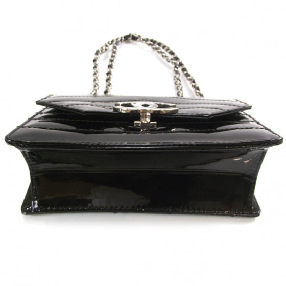 Chanel Patent Small Chevron Flap 4 of 9
