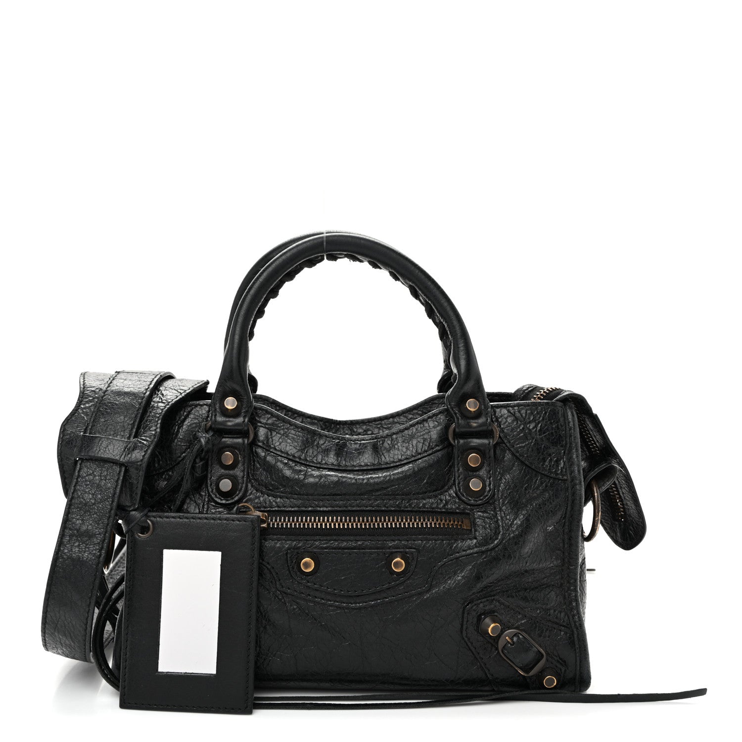 Balenciaga Agneau Classic Hardware Mini City Black 3 of 12