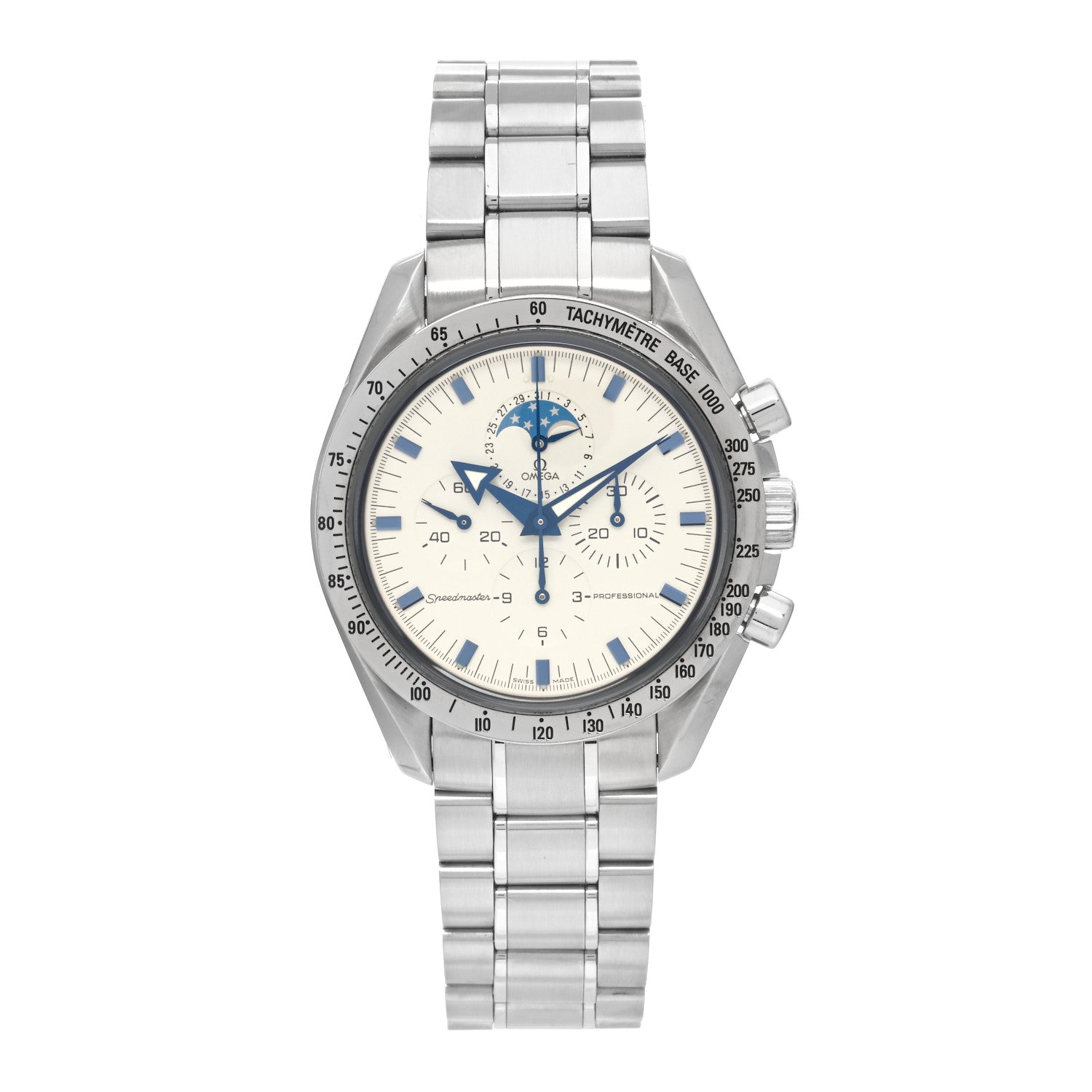 Omega Stainless Steel 42mm Speedmaster Moonwatch Moonphase Professional Chronograph Manual Winding Watch 3575.20.00 1 of 5