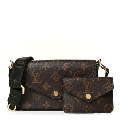 Louis Vuitton Monogram Felicie Strap & Go Kaki 1 of 5