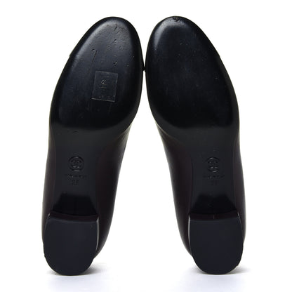 Chanel Lambskin CC Cap Toe Pumps 38 Dark Brown Black 11 of 14