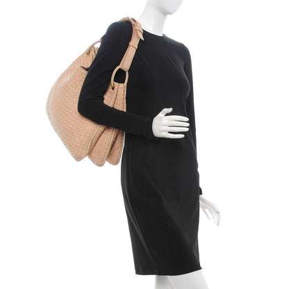 Bottega Veneta Nappa Intrecciato Duette Shoulder Bag Lotus 2 of 22