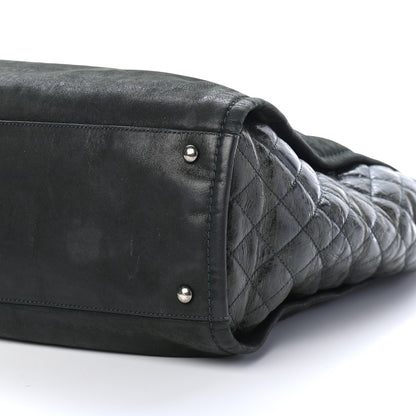 Chanel Iridescent Calfskin In the Mix Tote Dark Green 9 of 10