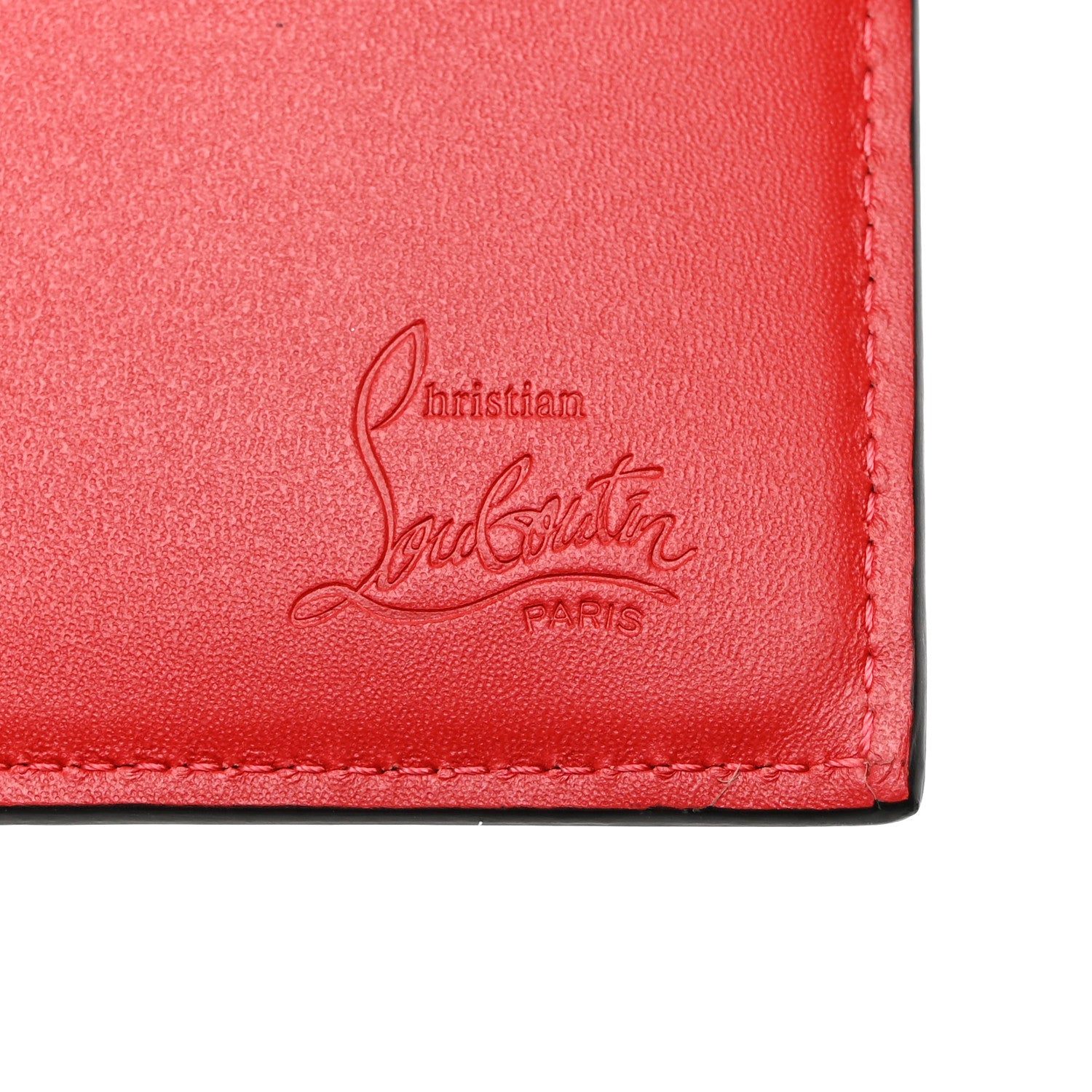 Christian Louboutin Calfskin Bi-Fold Wallet Grey 6 of 8