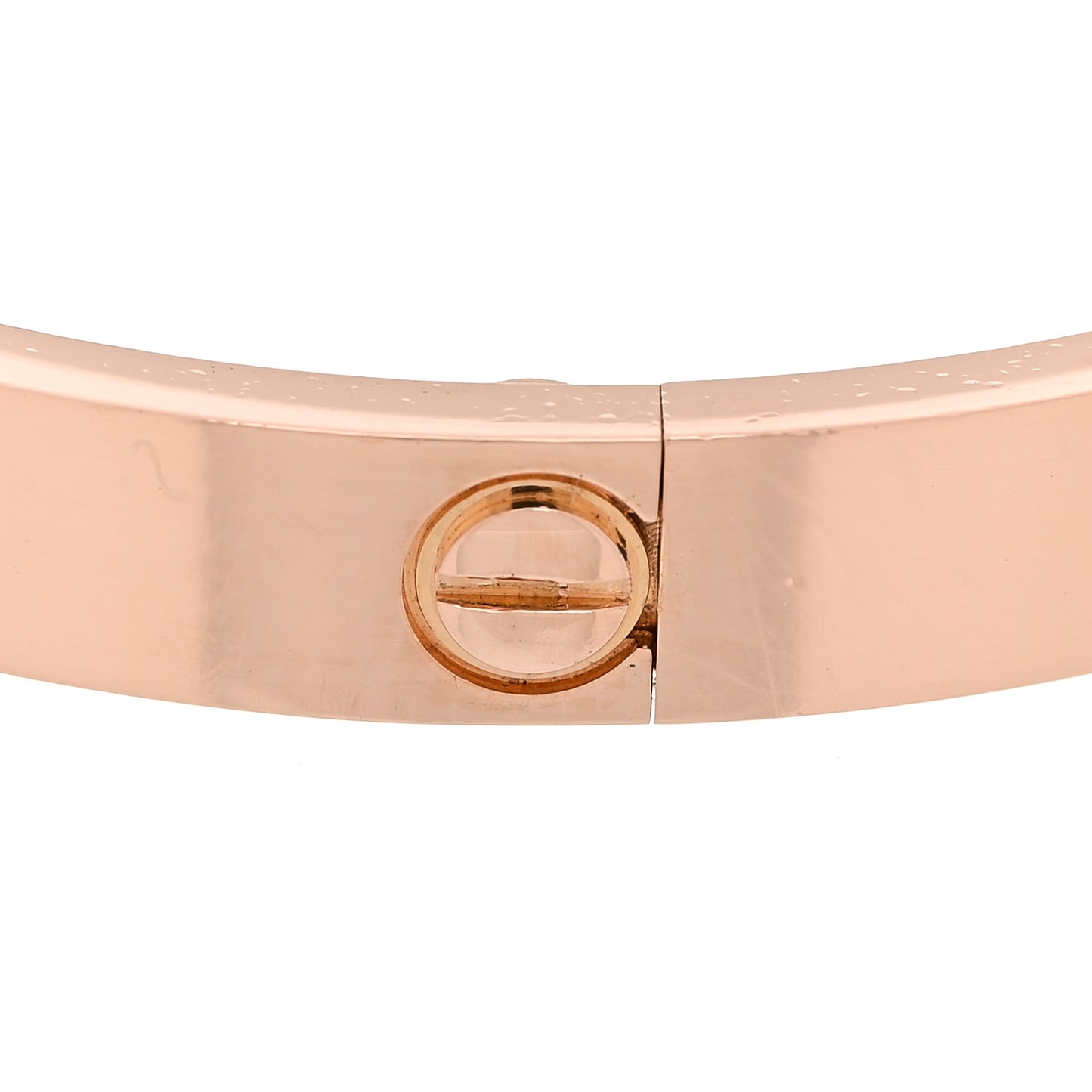 18K Pink Gold 4 Diamond LOVE Bracelet 19