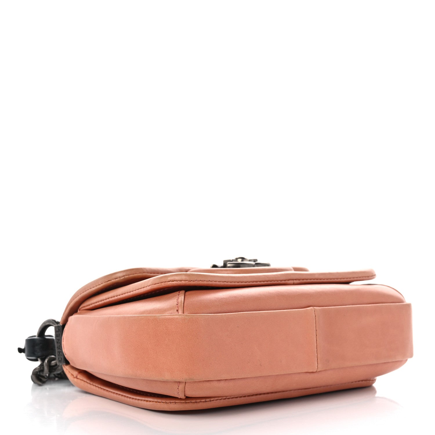 Chanel Calfskin Quilted Small Prestige Top Handle Flap Pink 4 of 13