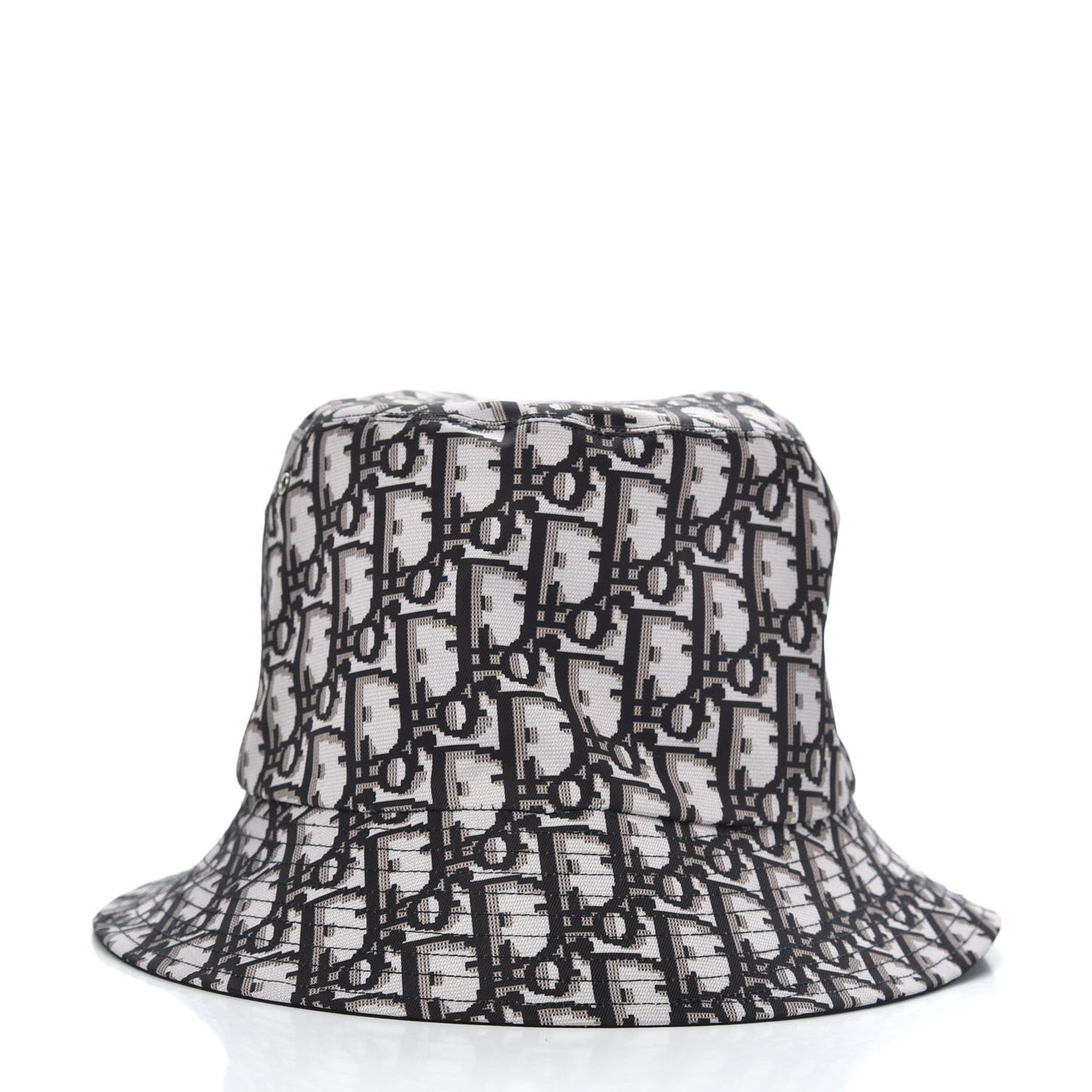 Polyester Cotton Oblique Teddy-D Brim Bucket Hat 58 Black