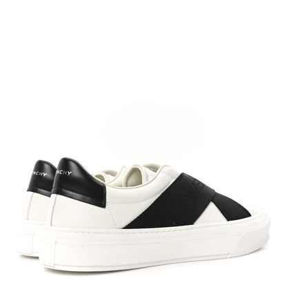 Givenchy Calfskin Band Logo Mens Urban Street Sneakers 43 White Black 5 of 8