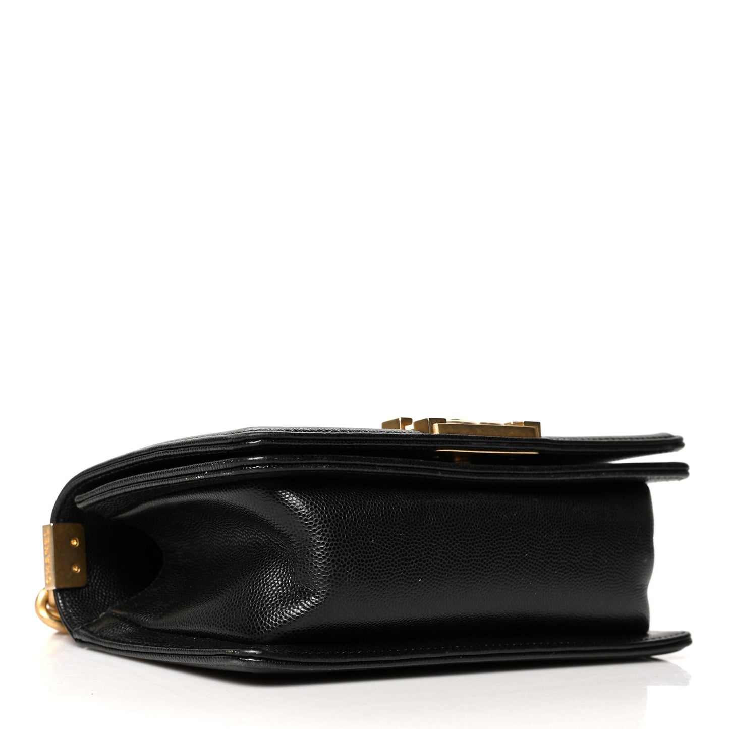 Caviar Quilted Small Boy Flap Black