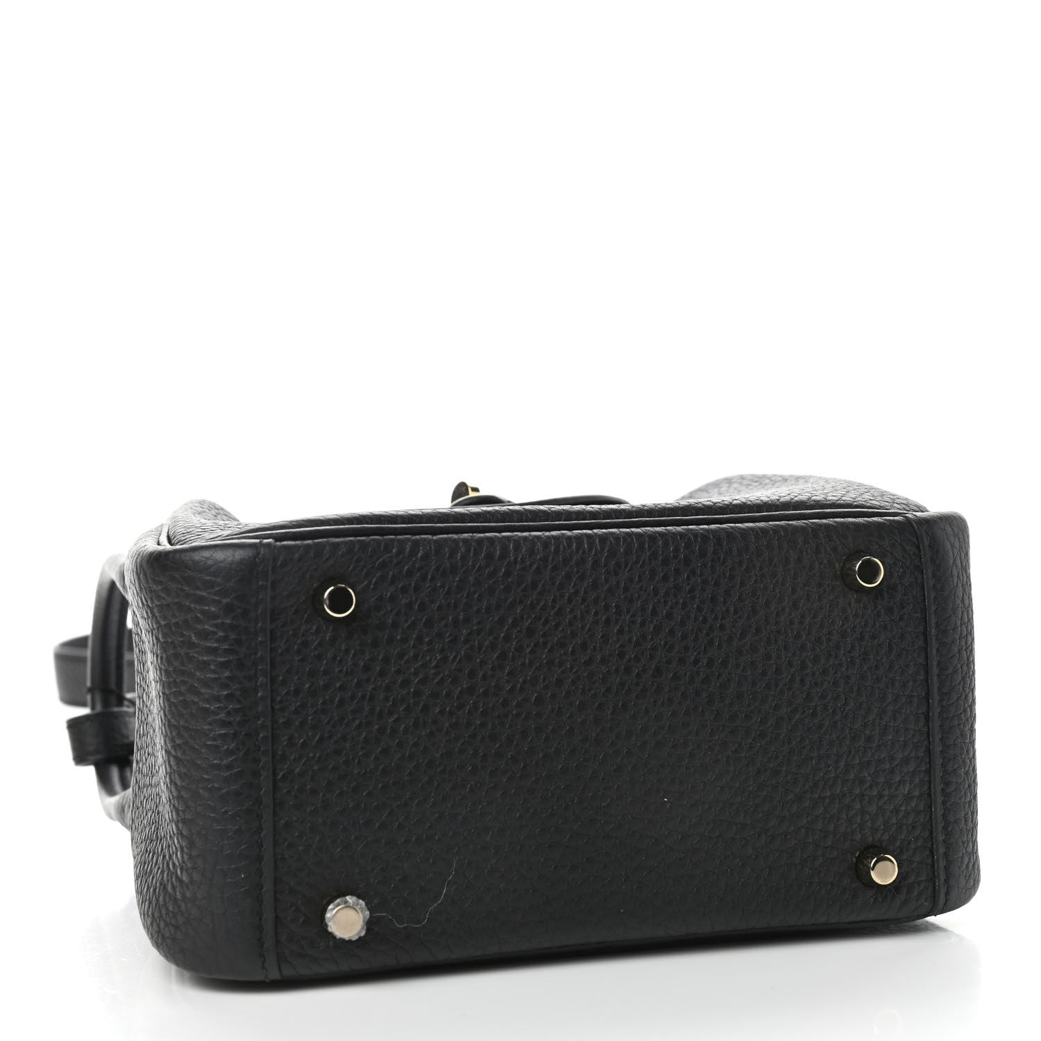 Hermes Taurillon Clemence Mini Lindy 20 Black 4 of 9