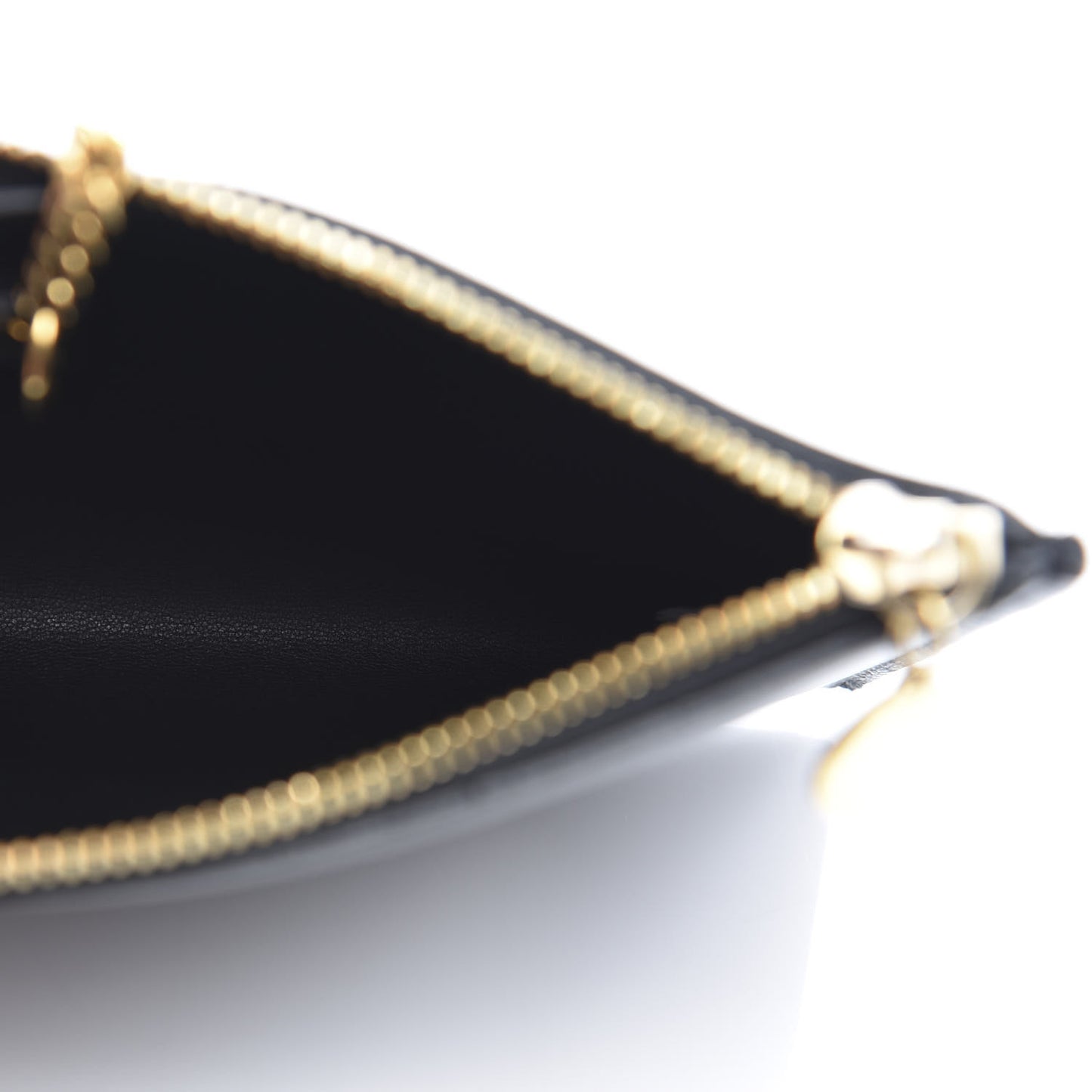 Eco Alter Nappa Perforated Small Key Pouch Black