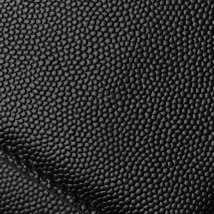 Saint Laurent Grain De Poudre Small Monogram Monochrome Kate Satchel Black 12 of 15