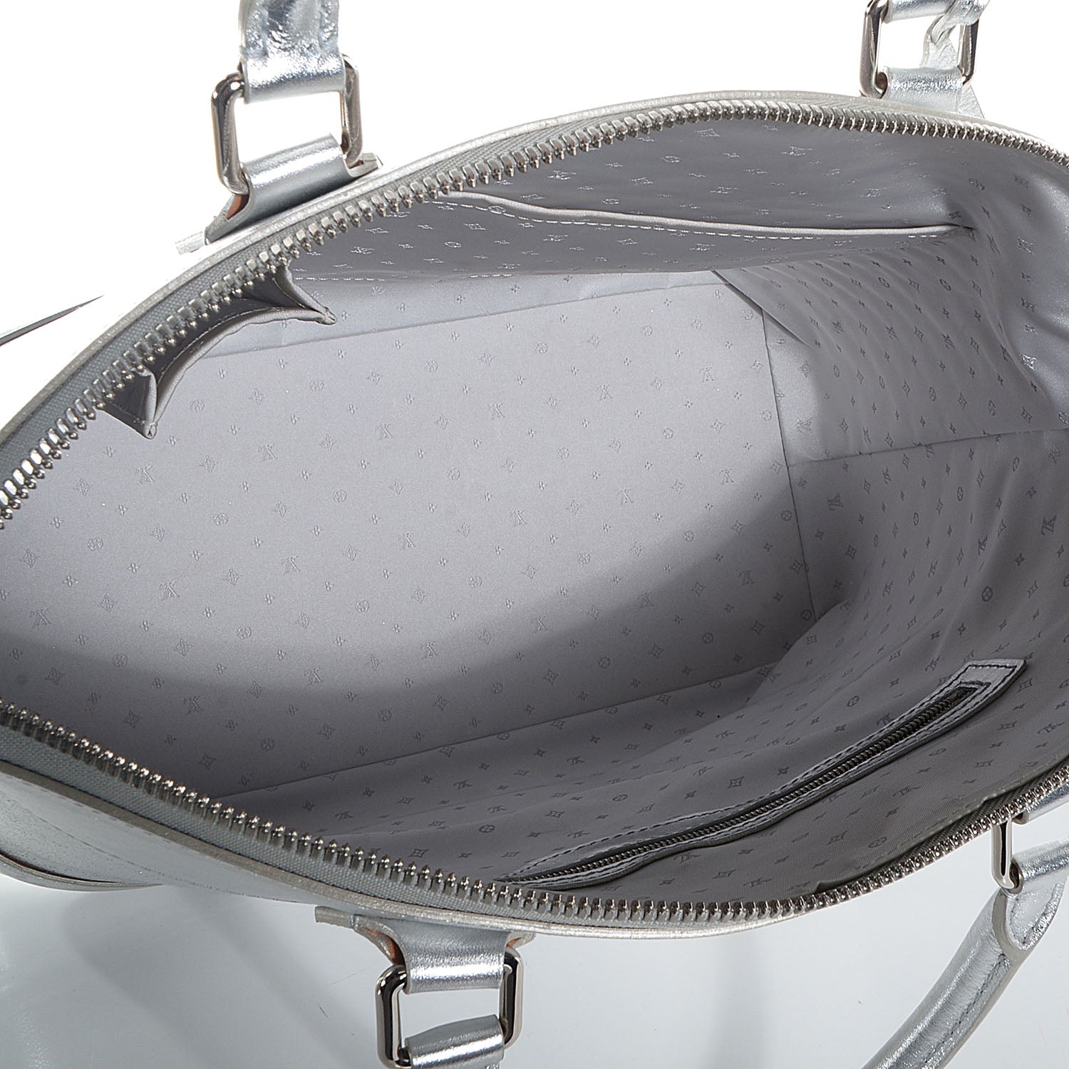 Louis Vuitton Suhali Lockit MM Silver 5 of 7