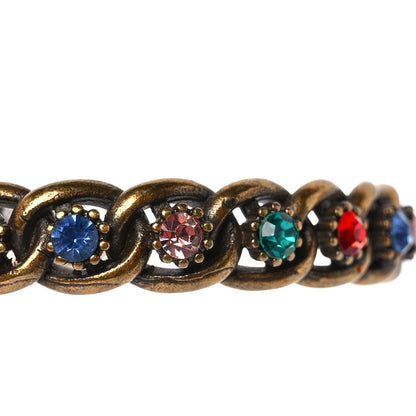 Christian Dior Metal Crystal J'Adior Bracelet Cuff Gold Multicolor 5 of 5