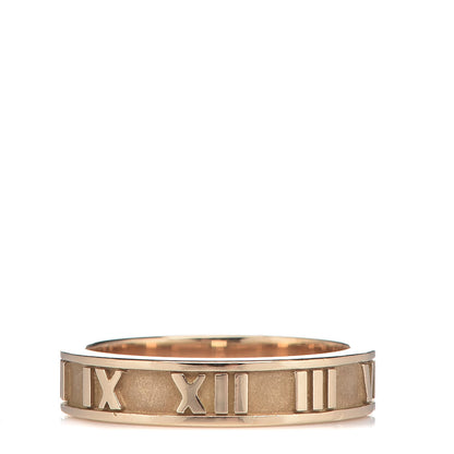 Tiffany 18K Yellow Gold Atlas Ring 49 5 1 of 6