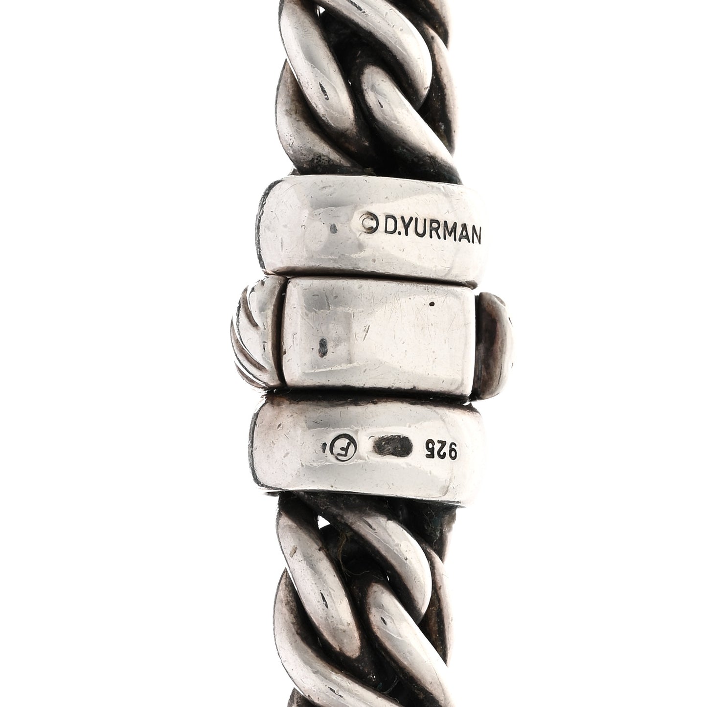 Sterling Silver Diamond Lyrica Rope Necklace