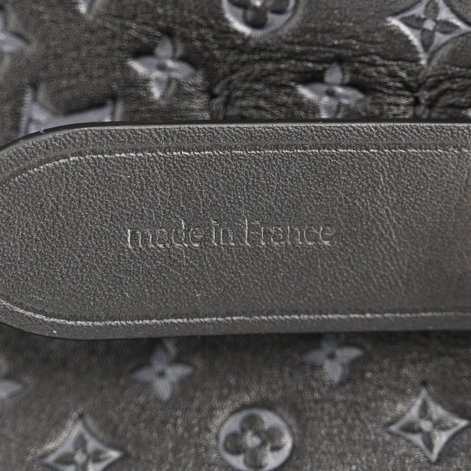 Louis Vuitton Calfskin Nanogram Embossed Neonoe BB Black 8 of 14