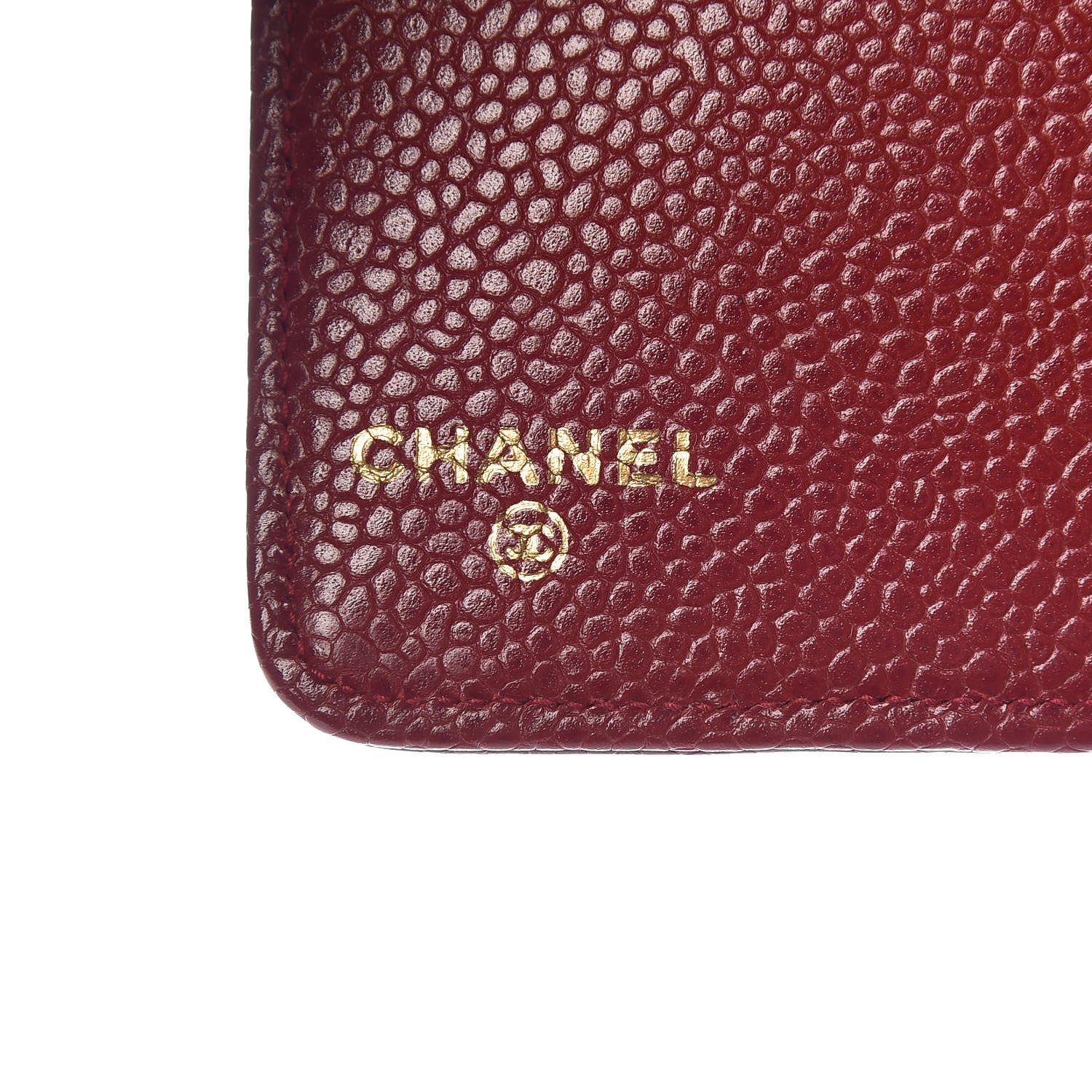 Chanel Caviar CC Small Ring Agenda Planner Red 6 of 8