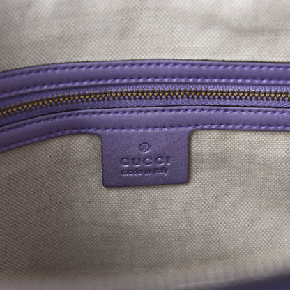 Gucci Metallic Guccissima Lovely Heart Tote Purple 10 of 12