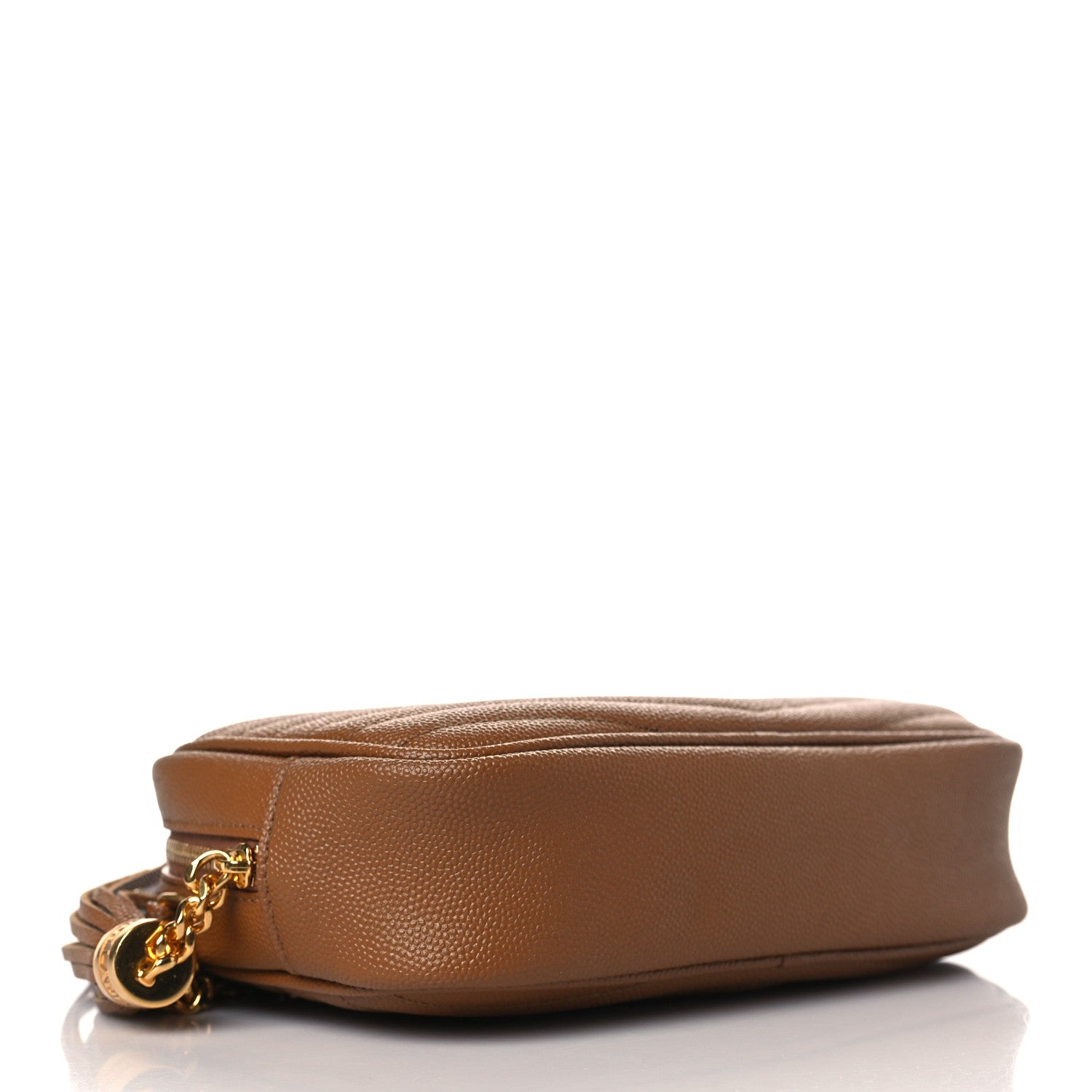 Saint Laurent Grain De Poudre Matelasse Monogram Mini Lou Camera Bag Dark Natural 4 of 10