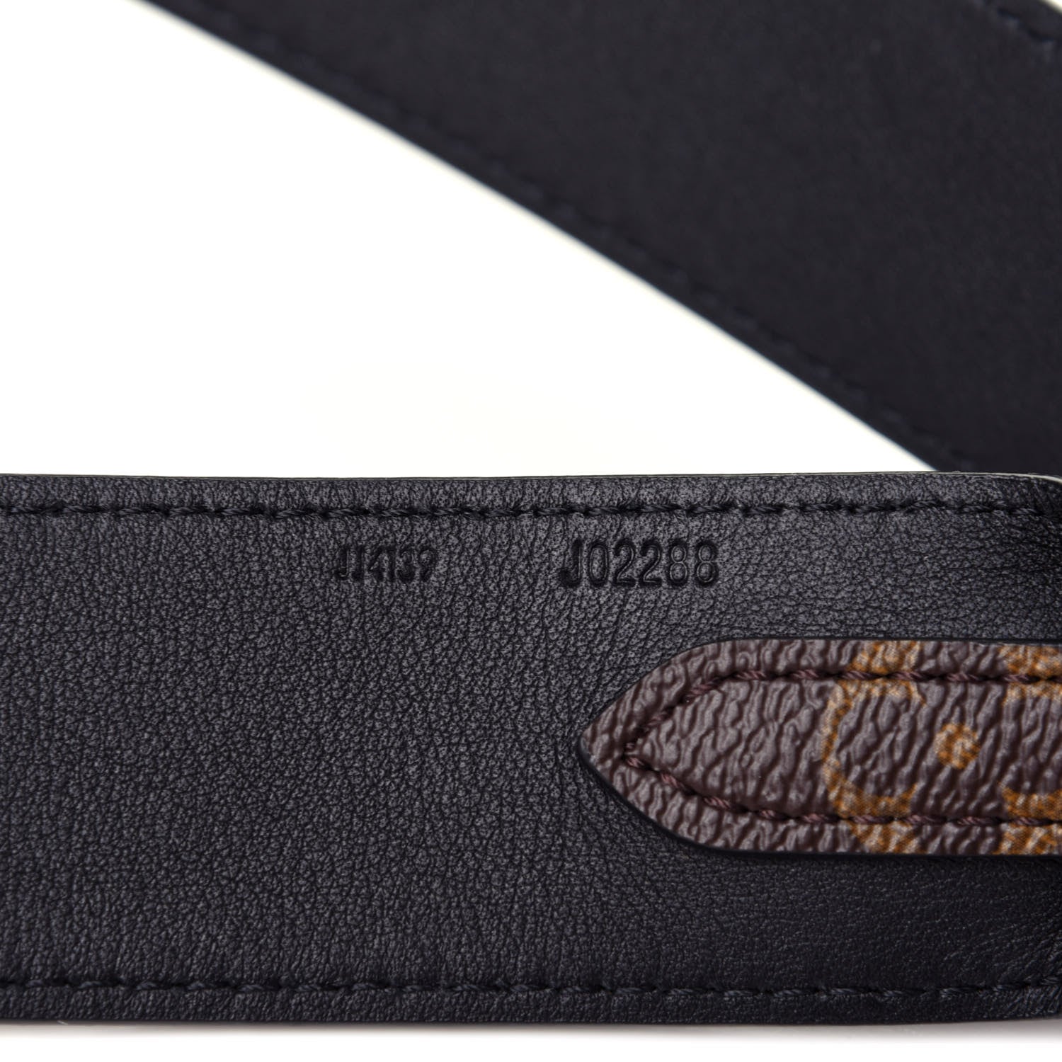 Louis Vuitton Monogram Bandouliere Shoulder Strap Black 5 of 7