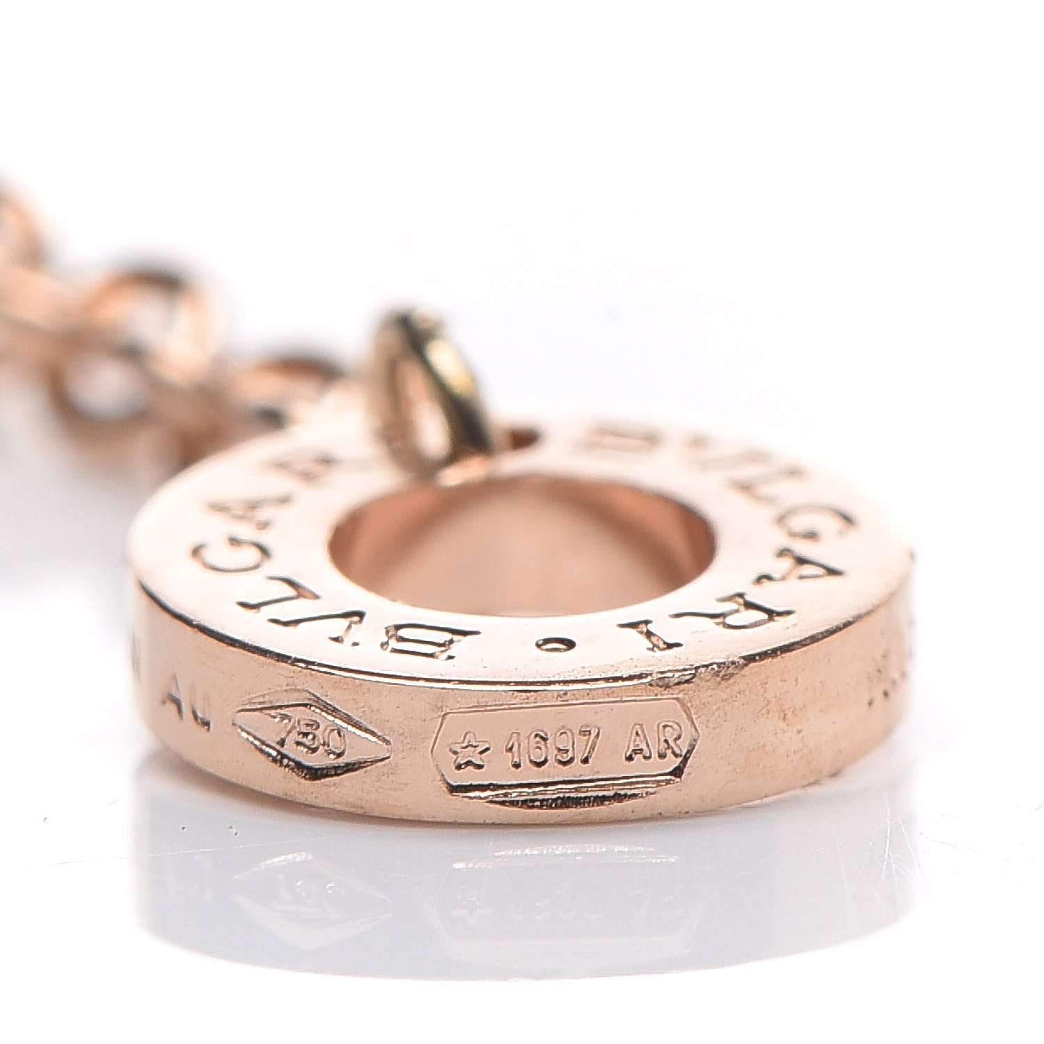 Bulgari 18K Rose Gold B.Zero1 Bracelet 7 of 9