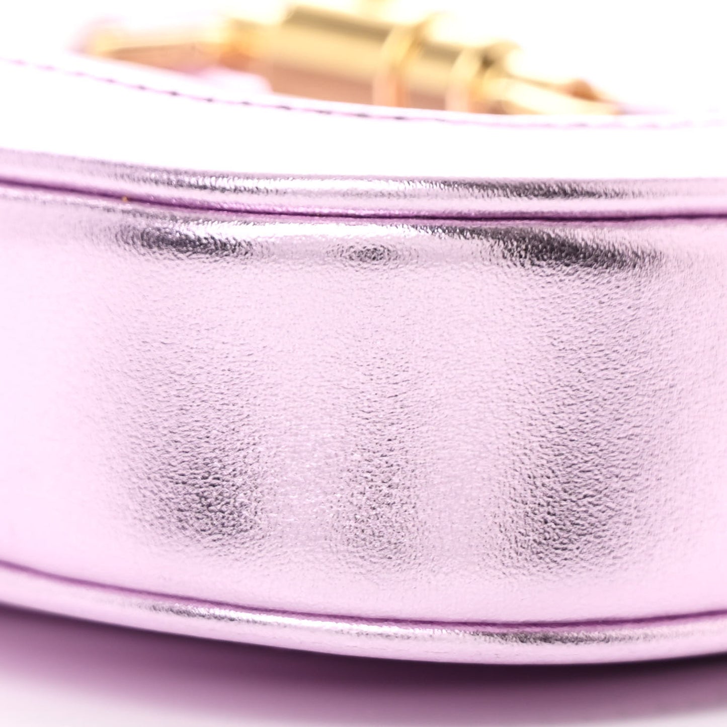 Laminated Nappa Nano Jackie 1961 Hobo Metallic Pink