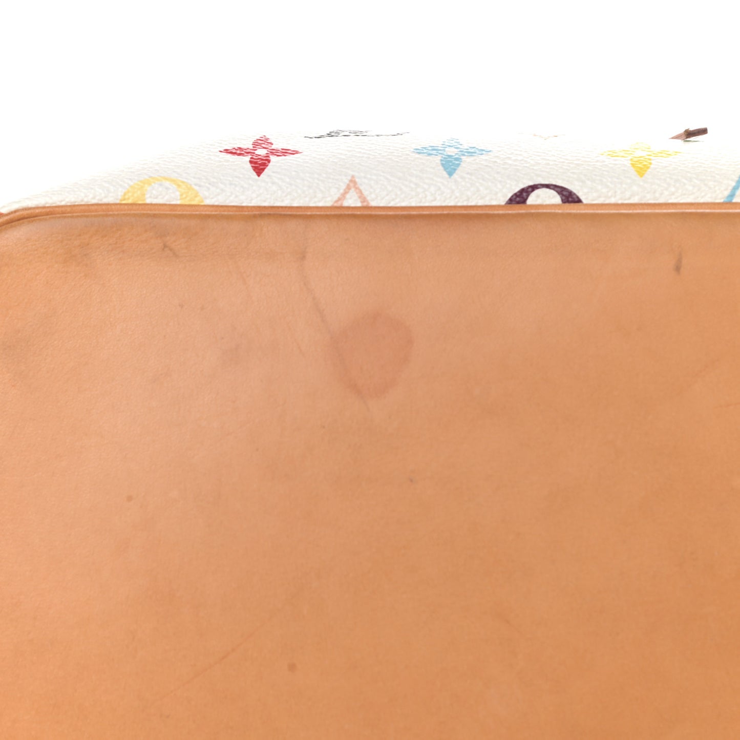 Monogram Multicolor Petit Noe White