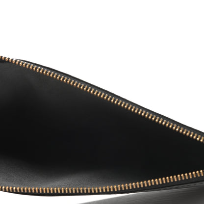 Louis Vuitton Epi Pochette Accessories 24 Black 4 of 5