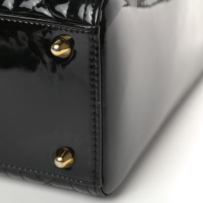 Christian Dior Patent Cannage Large Lady Dior Black 11 of 12
