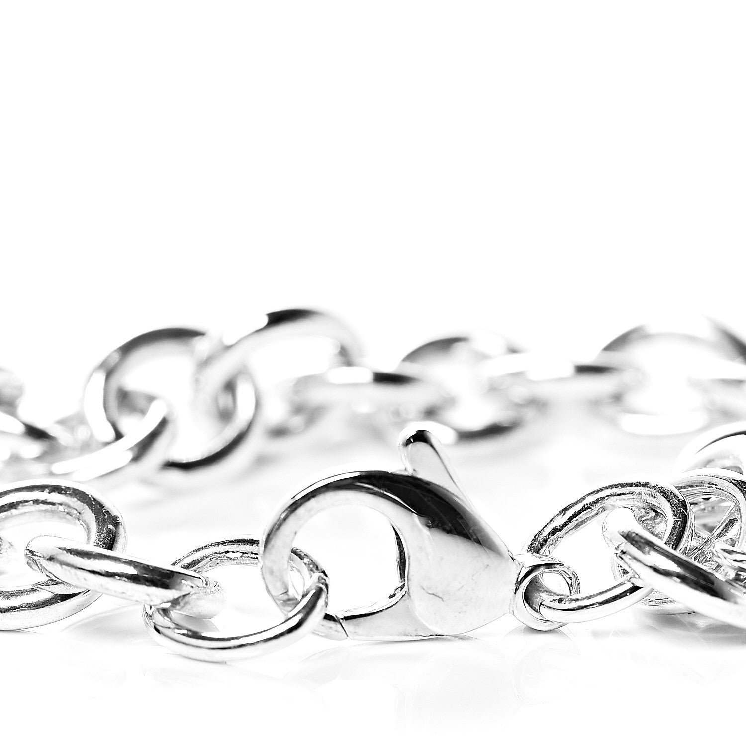 Tiffany Sterling Silver Cross Charm Bracelet 4 of 5