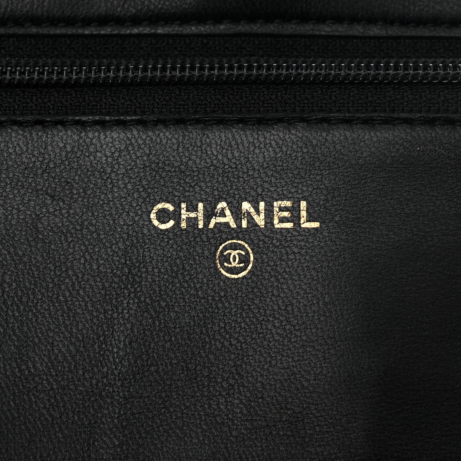 Chanel Lambskin Quilted Wallet On Chain WOC Black 6 of 10