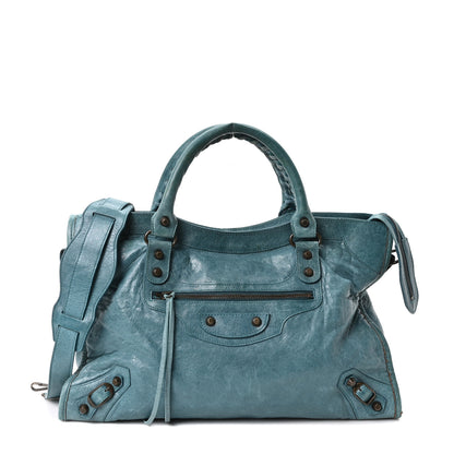 Balenciaga Agneau Classic Hardware City Bleu India 1 of 11