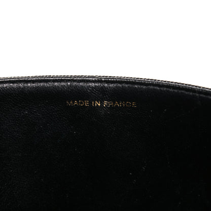 Chanel Denim Quilted Medium Double Flap Black 9 of 13