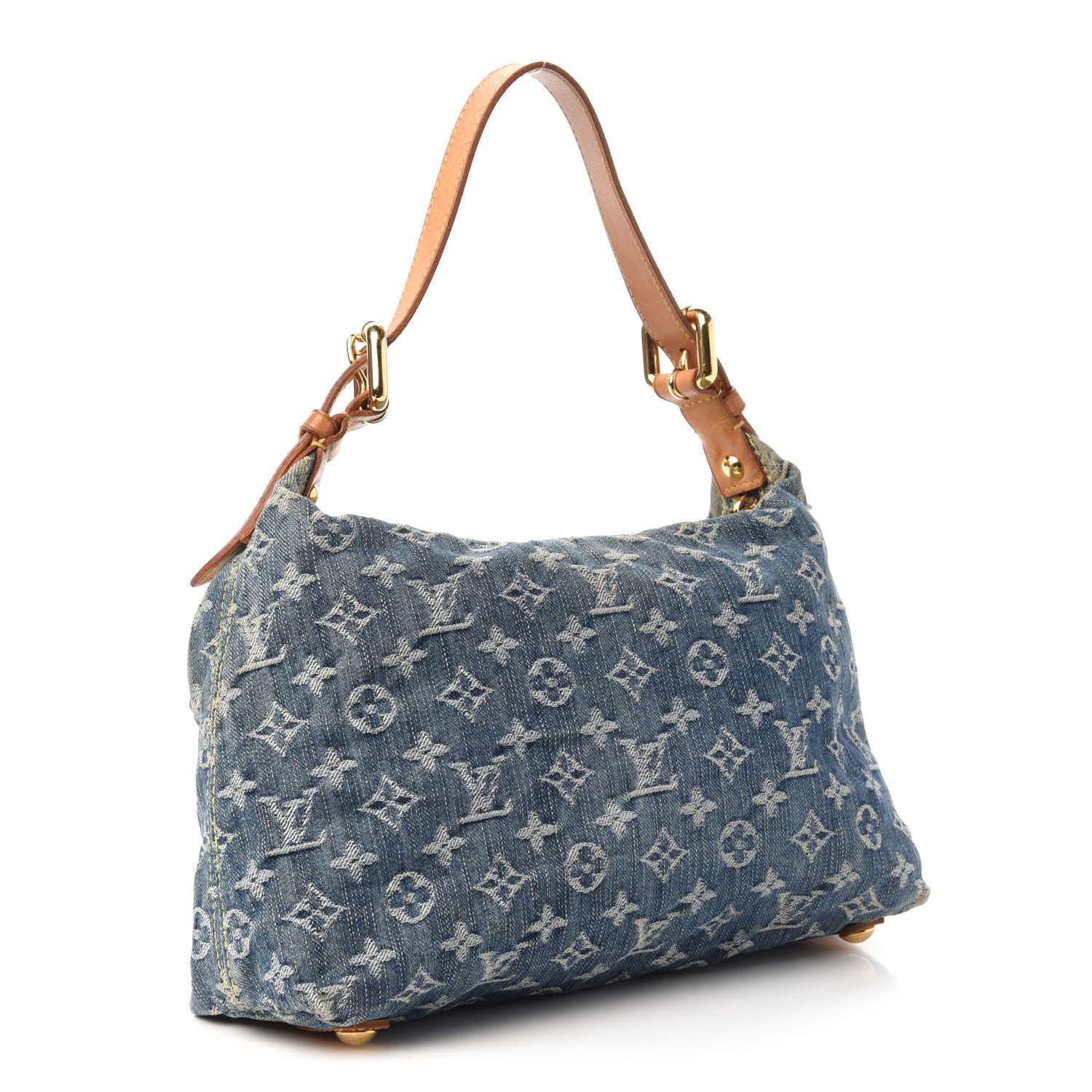Louis Vuitton Monogram Denim Baggy PM Blue 3 of 10