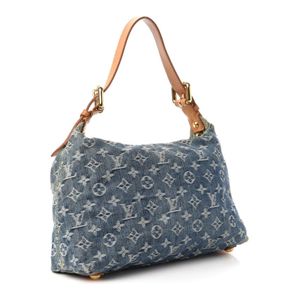 Louis Vuitton Monogram Denim Baggy PM Blue 3 of 10