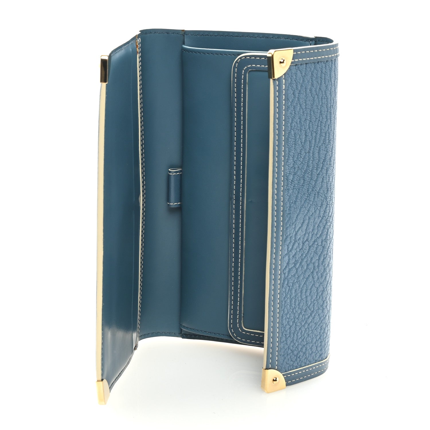 Louis Vuitton Suhali Porte Tresor International Wallet Blue 5 of 6