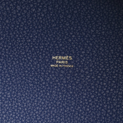 Hermes Taurillon Clemence Picotin Lock 18 PM Bleu Royal 6 of 11