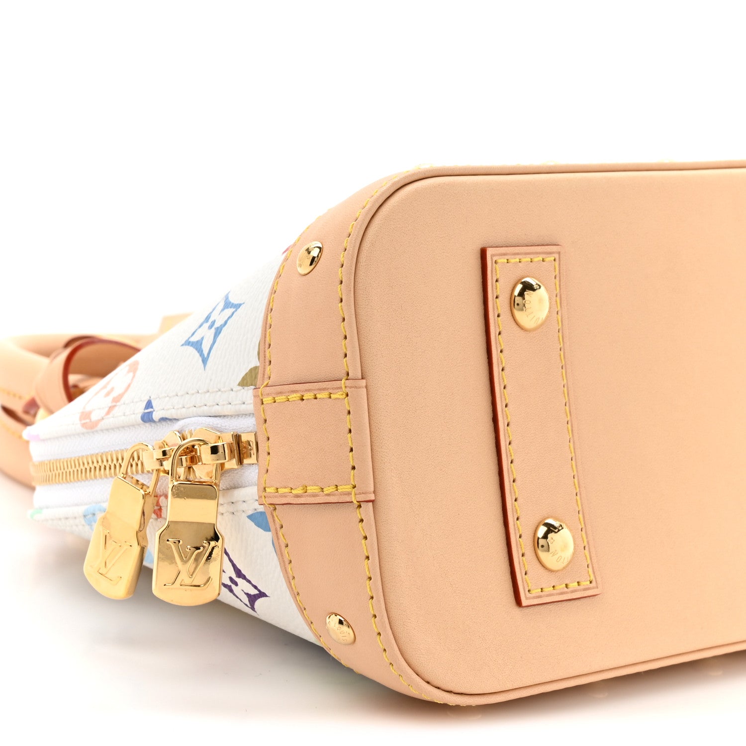 Louis Vuitton LV x TM Monogram Multicolor Alma BB White 9 of 9