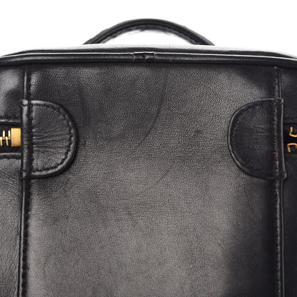 Chanel Lambskin Vanity Cosmetic Case Black 12 of 19