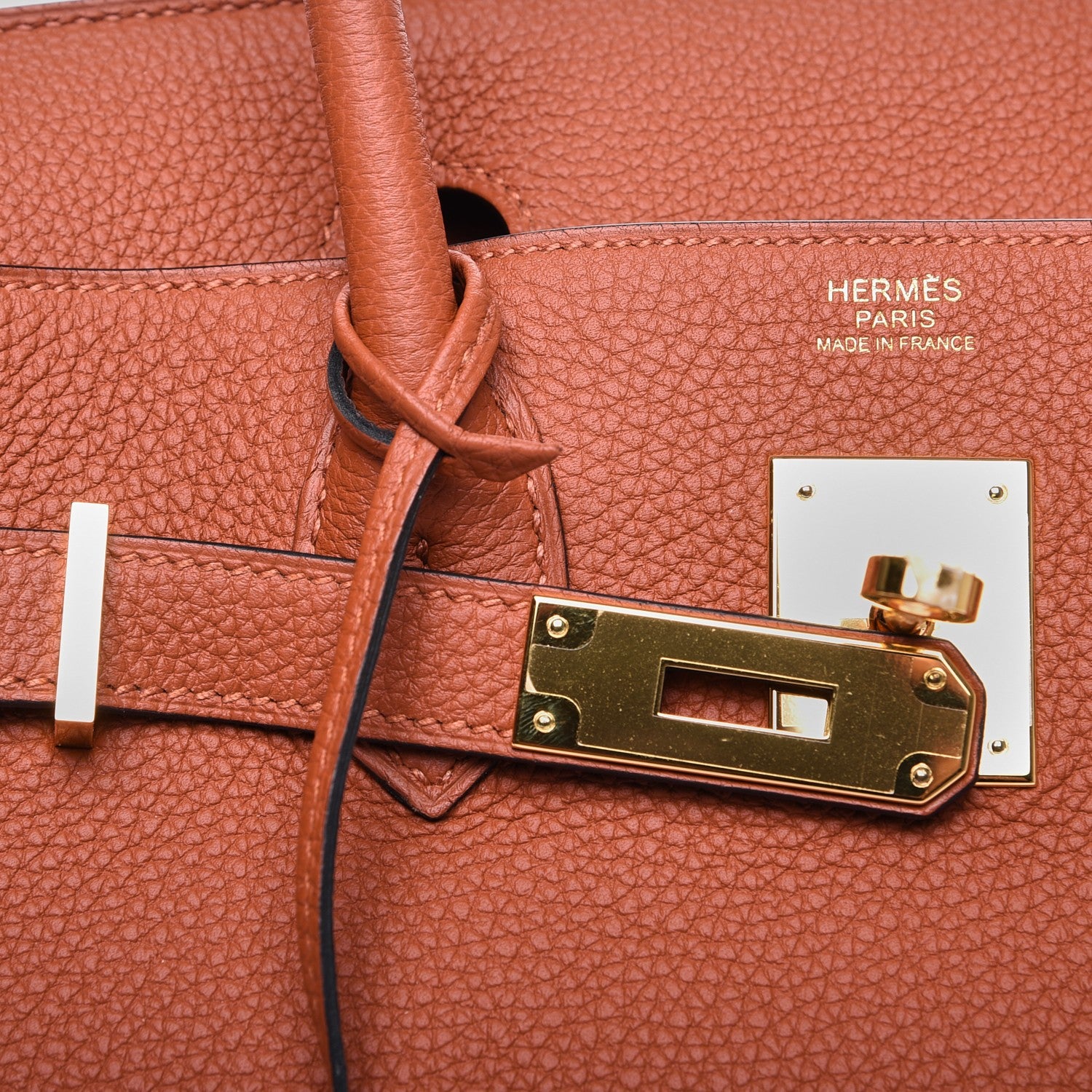Hermes Togo Birkin 30 Cuivre 8 of 14