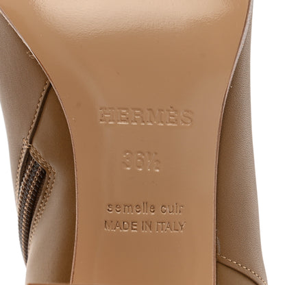 Hermes Calfskin Saint Germain Ankle Boots 36.5 Brun Fume 6 of 8