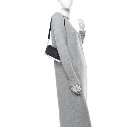 Christian Dior Lambskin Cannage Micro Dior Vibe Hobo Bag Black 2 of 9