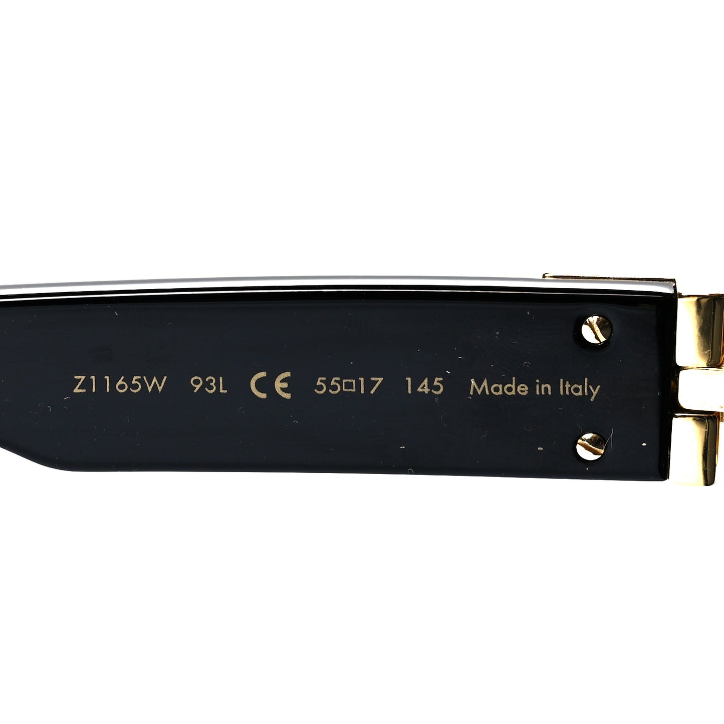 Acetate 1.1 Millionaires Sunglasses Z1165W Black