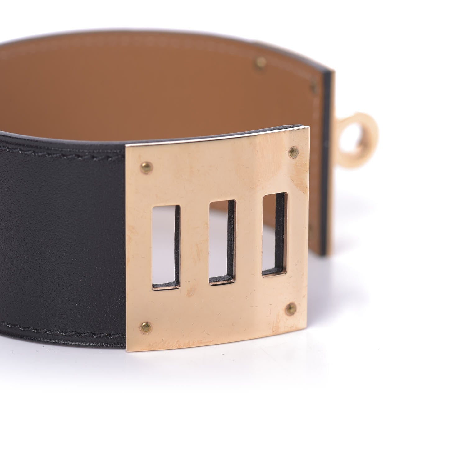 Hermes Box Kelly Dog Bracelet T3 Black 6 of 7