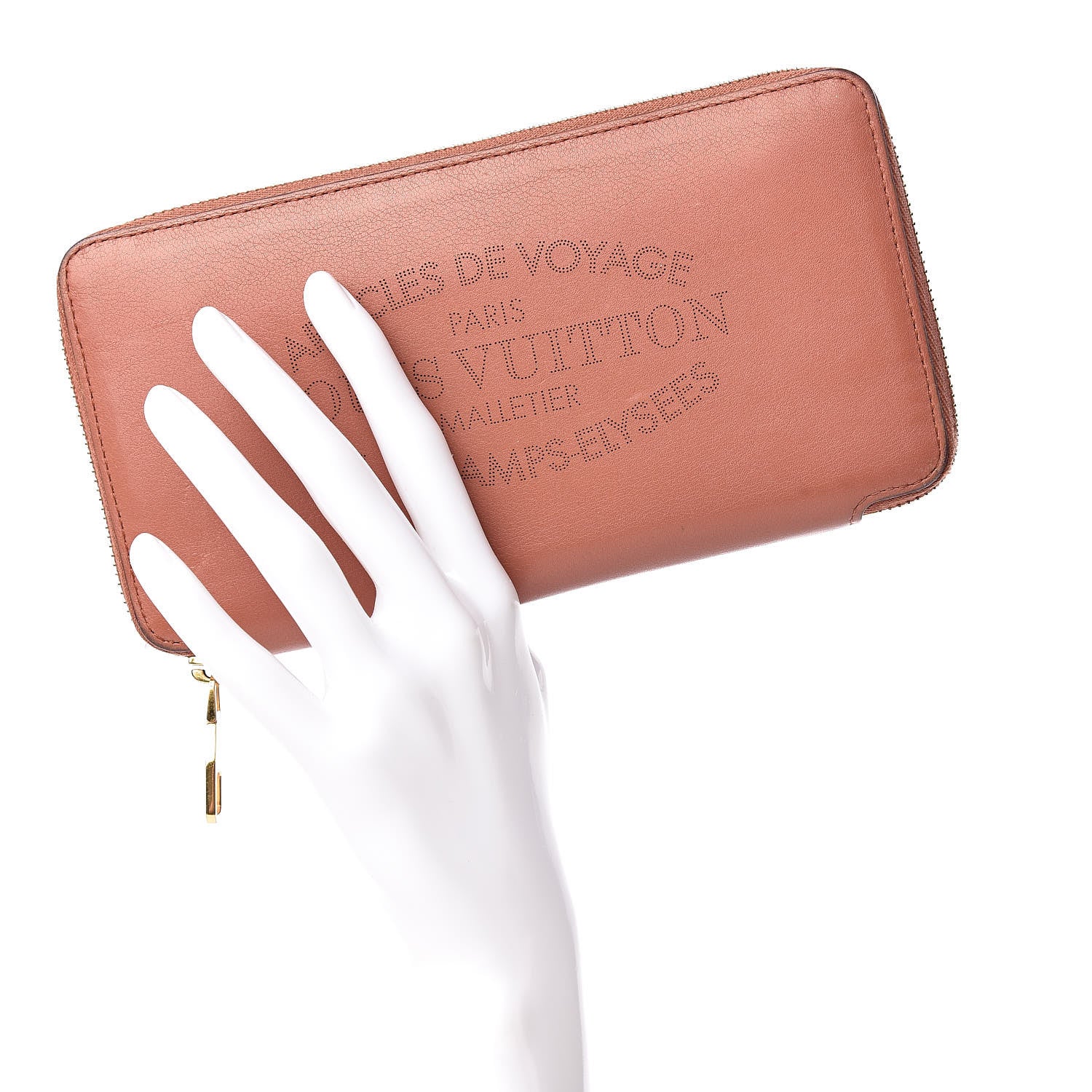 Louis Vuitton Veau Soie Iena Wallet Terracotta 2 of 10