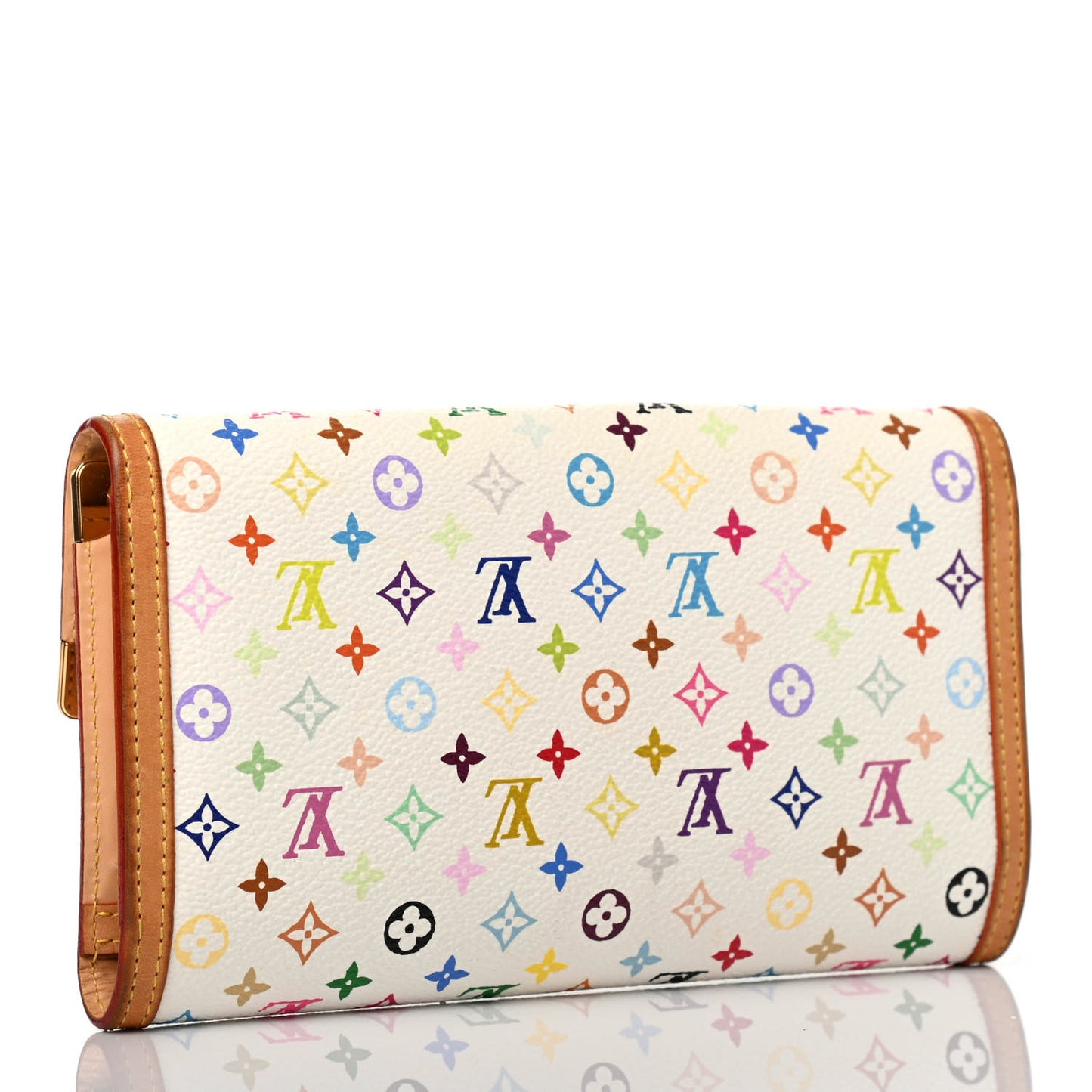 Monogram Multicolor Porte Tresor International Wallet White