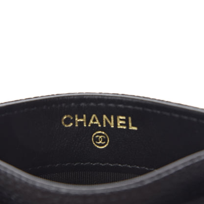 Chanel Caviar Quilted Filigree Card Holder Black 7 of 8